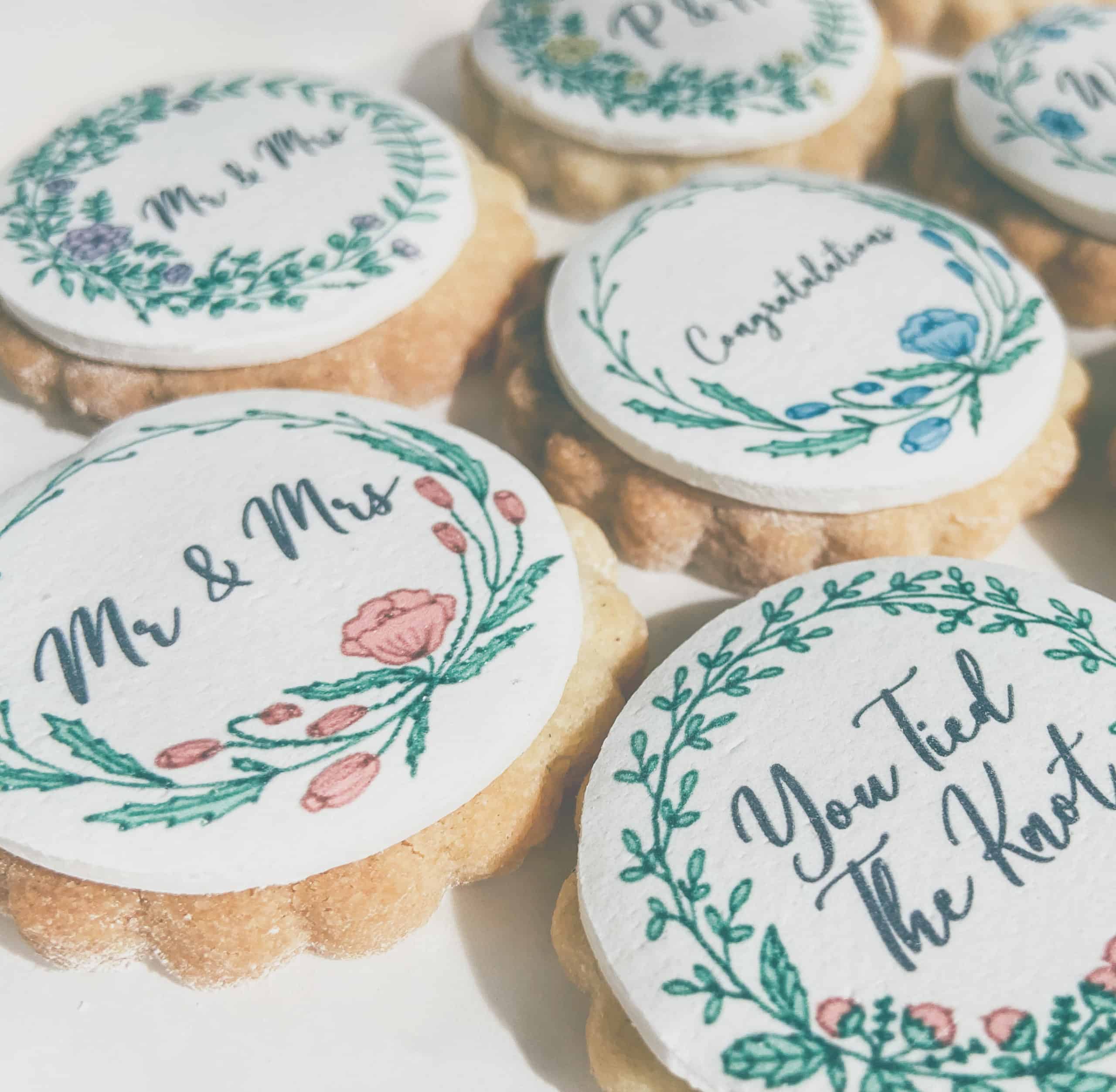 Personalised Wedding Gift Biscuits Gallery Image