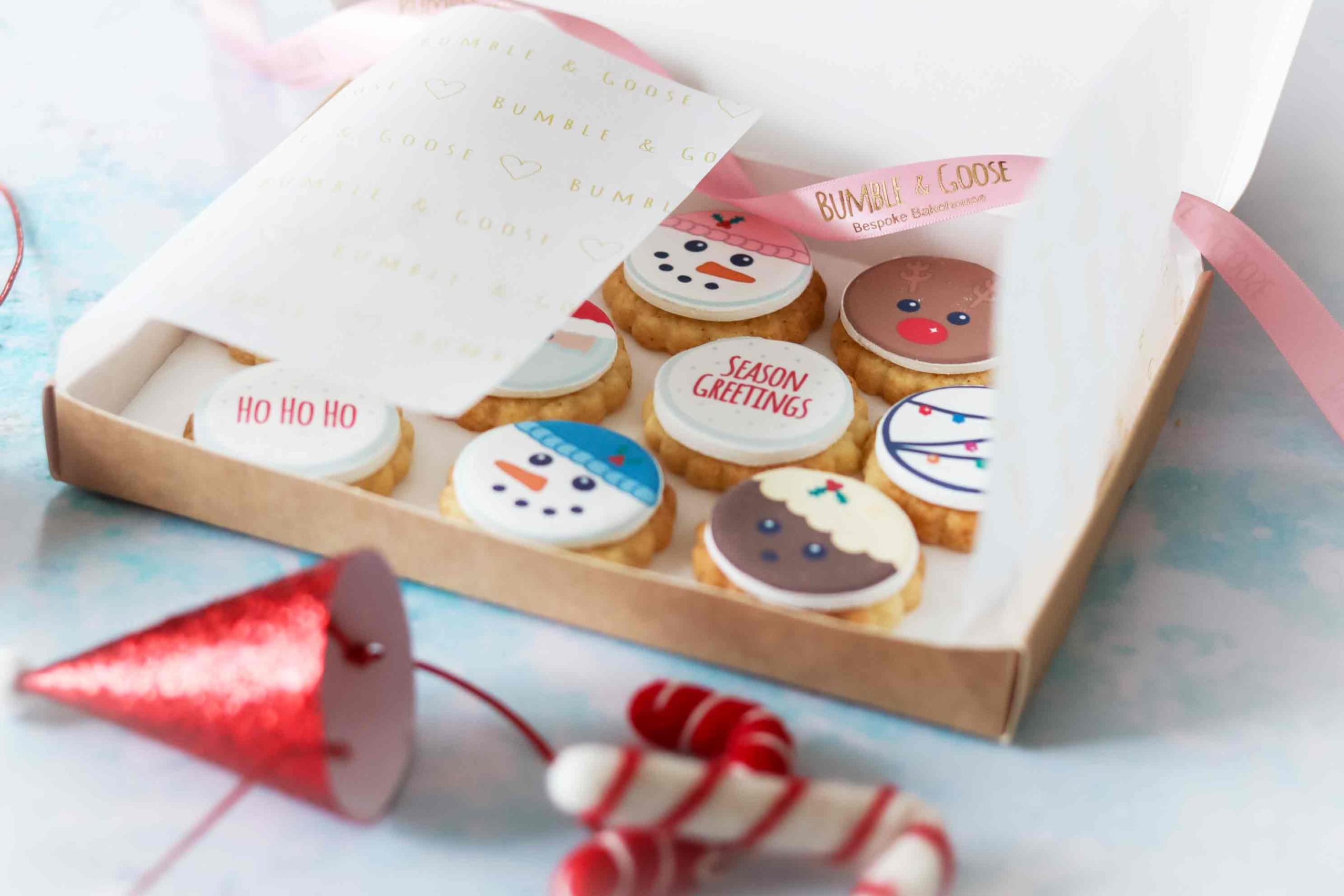 Handmade Personalised Christmas Biscuits & Brownies Bundle Gallery Image
