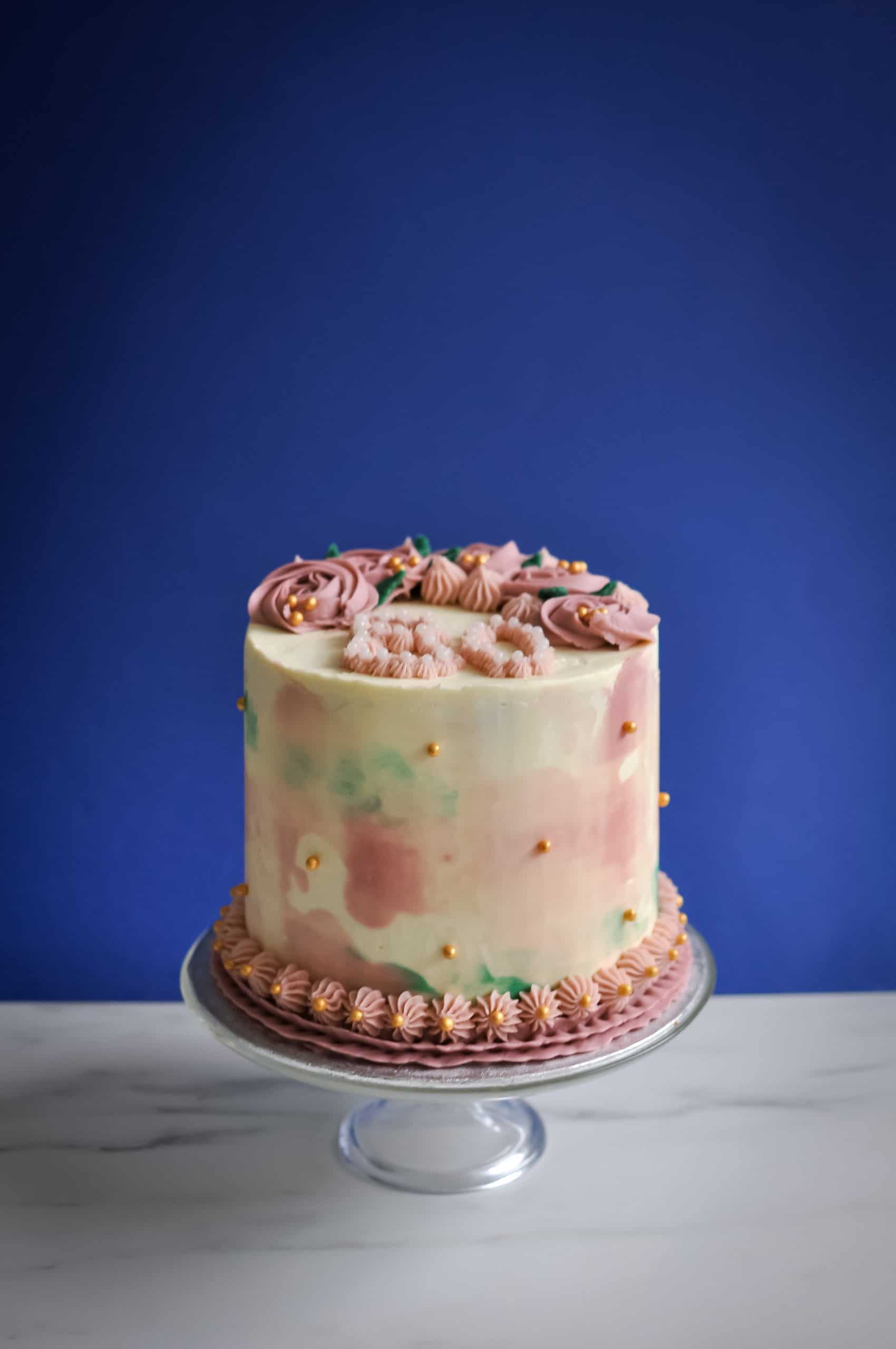 Vanilla Birthday Cake Gallery Image