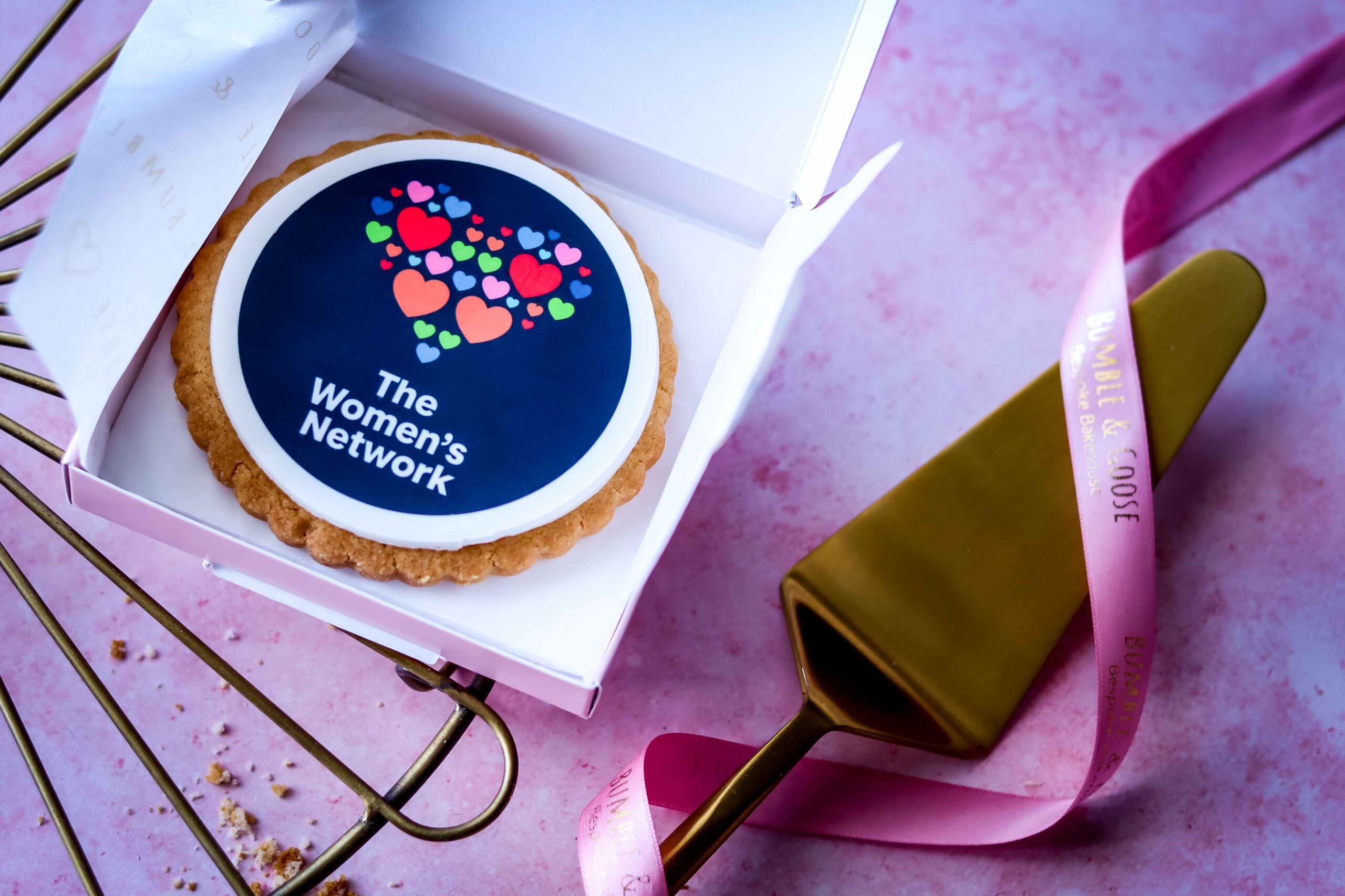 Monzo Bank The Woman's Network large personalised biscuit