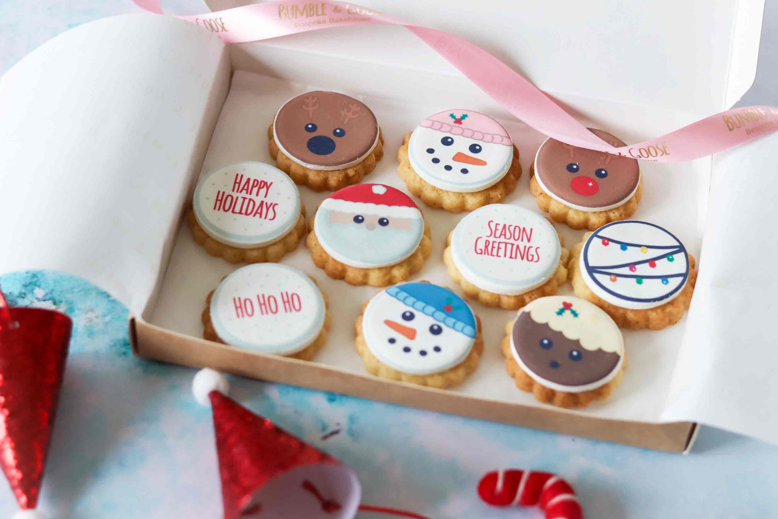 Handmade Personalised Christmas Biscuits Gallery Image