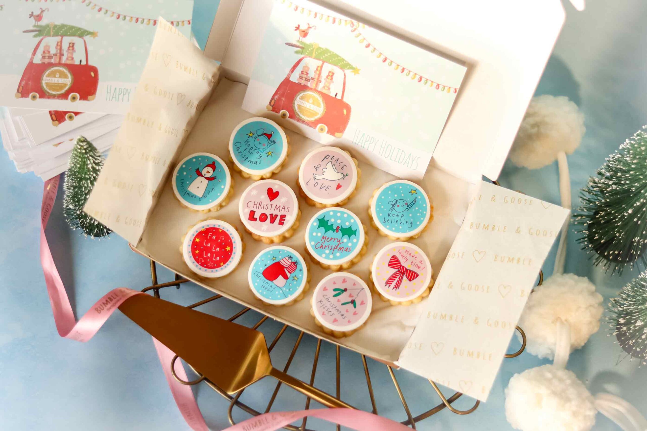 Sketchy Muma Virtual hug Christmas Biscuits from Bumble and Goose