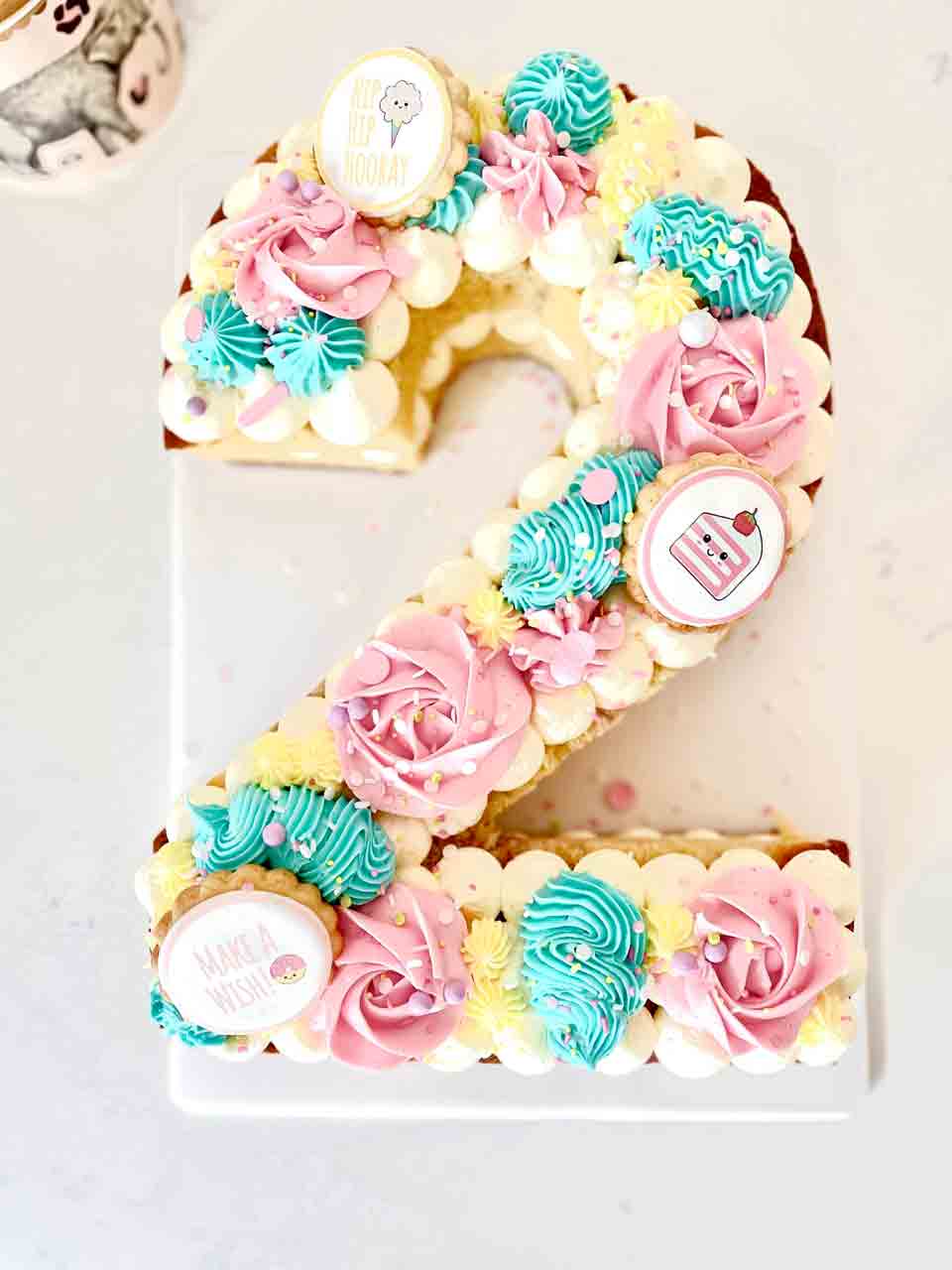 Number 2 Cake Topper Glitter Second Birthday Cake Topper. - Etsy