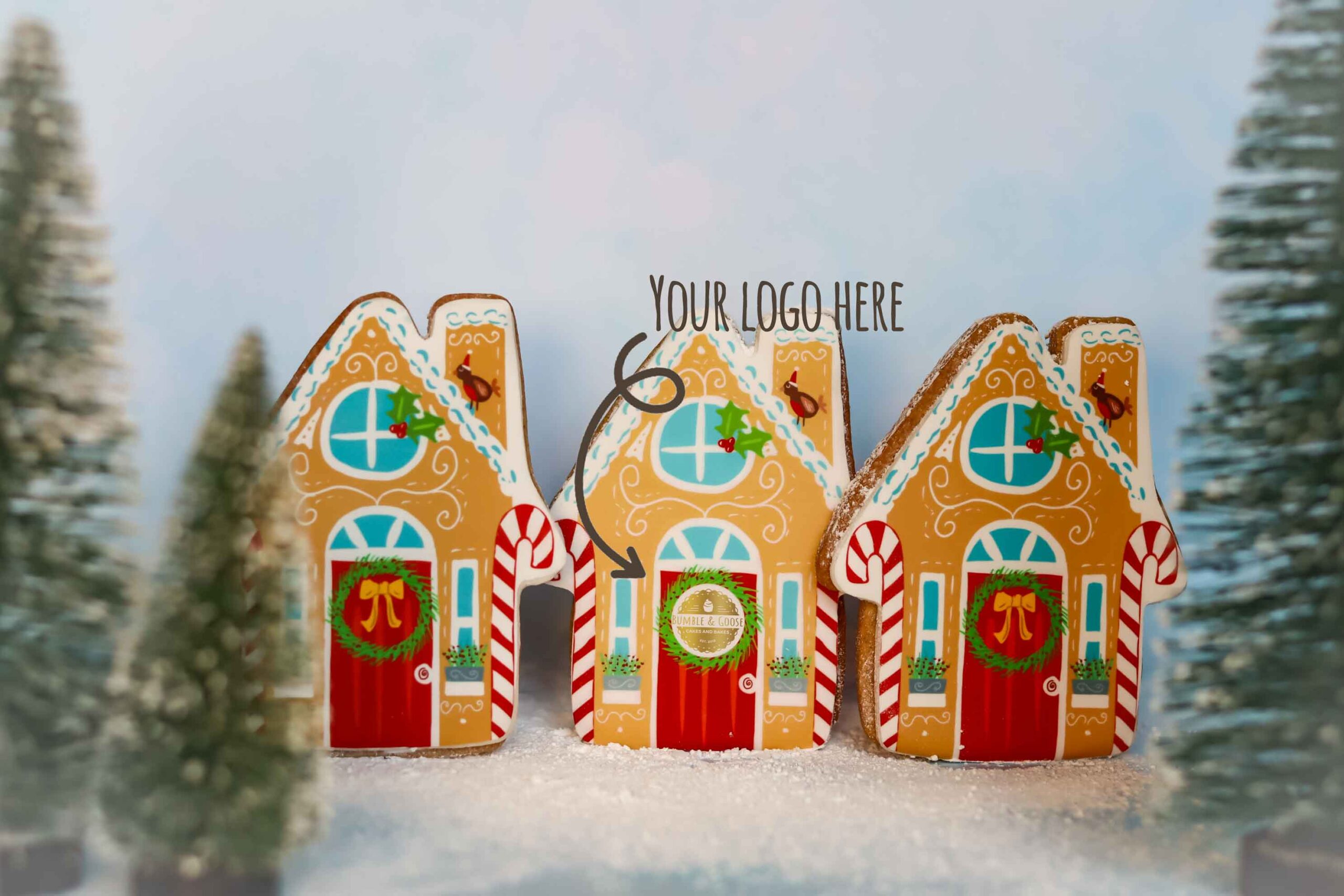Christmas Cookie – Branded Gingerbread House