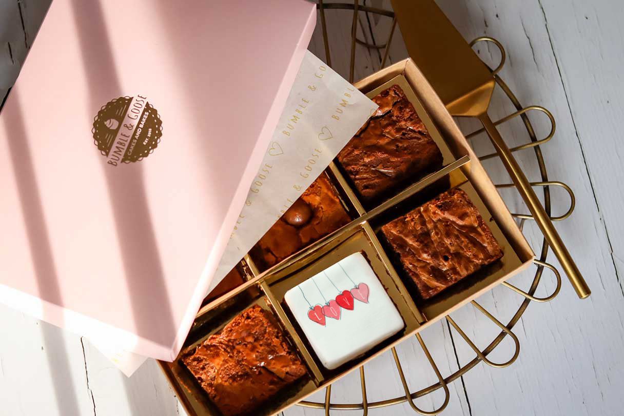 Luxury Valentine’s Brownies Featured Image
