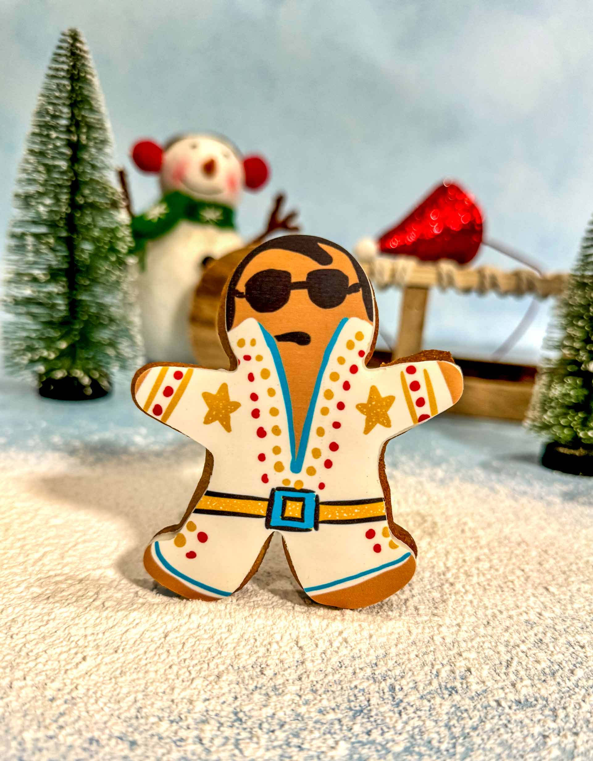 Christmas Cookies – Gingerbread Elvis