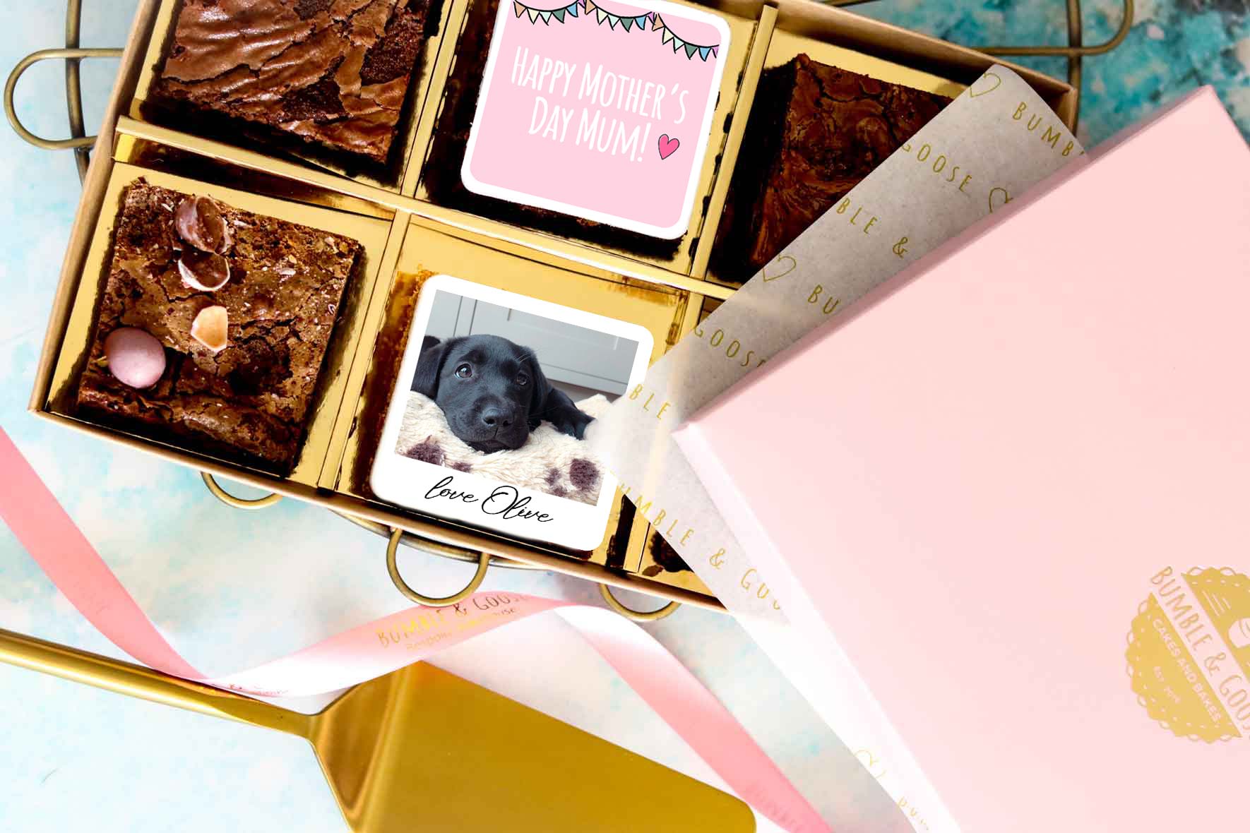 Personalised Mother’s Day Photo Brownies