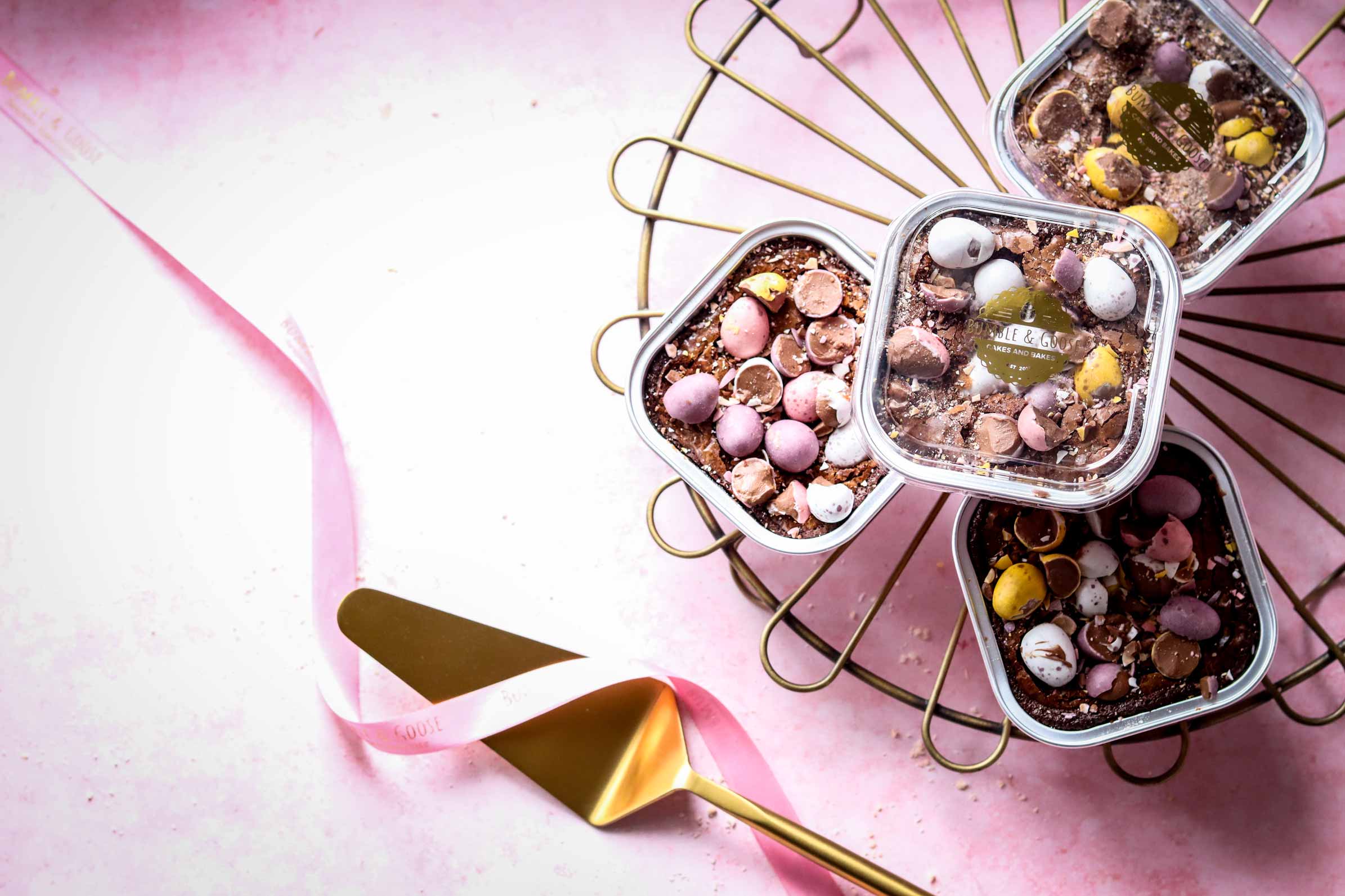Luxury Easter Mini Egg Brownie Pot